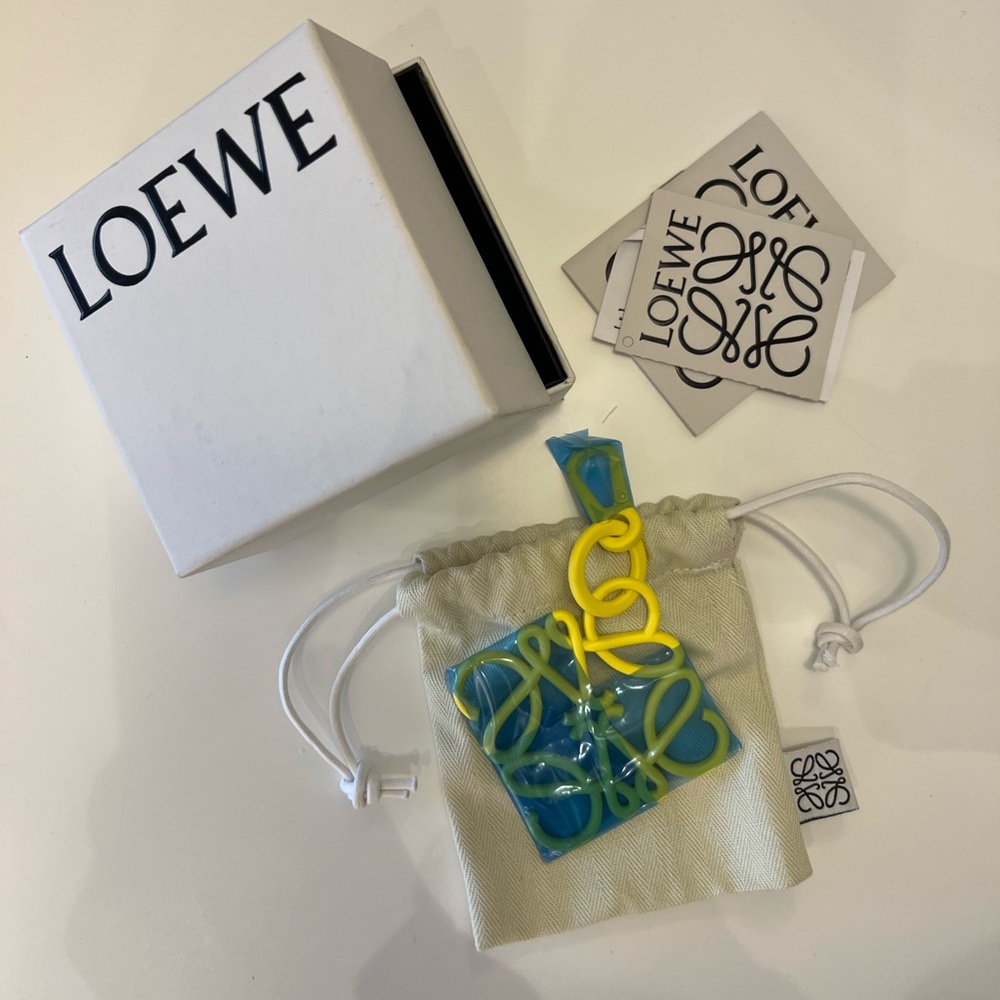 LOEWE Anagram Keychain Charm